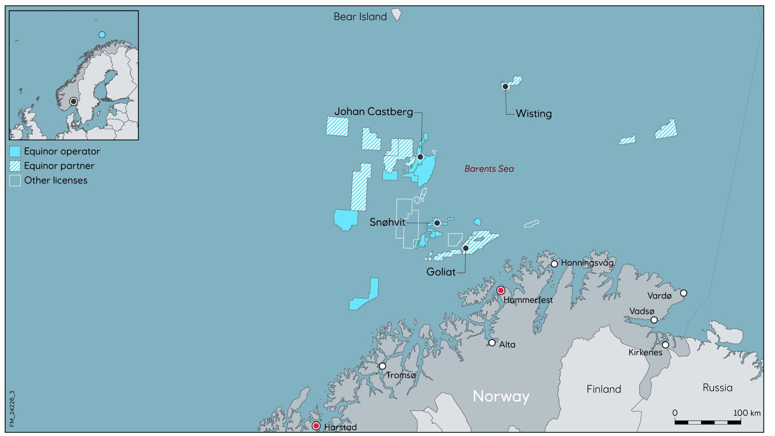 A map showing location of Wisting