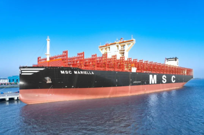 MSC welcomes another 24,000 TEU juggernaut into its fleet
