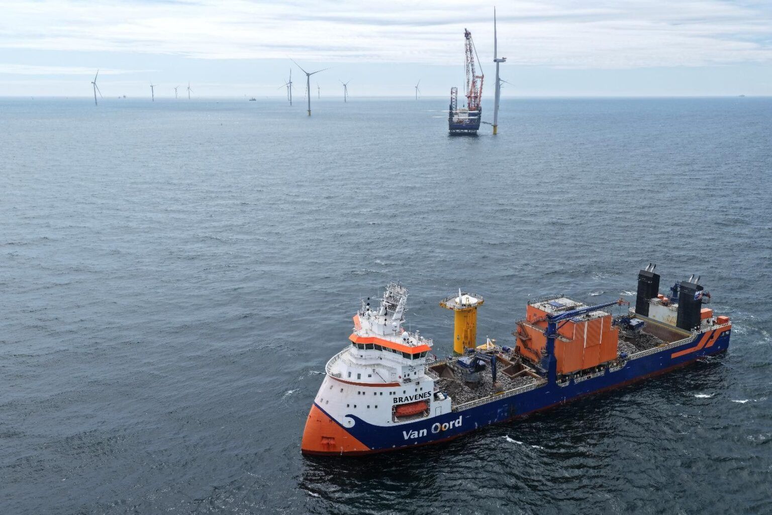 Van Oord completes installation of nature-inclusive scour