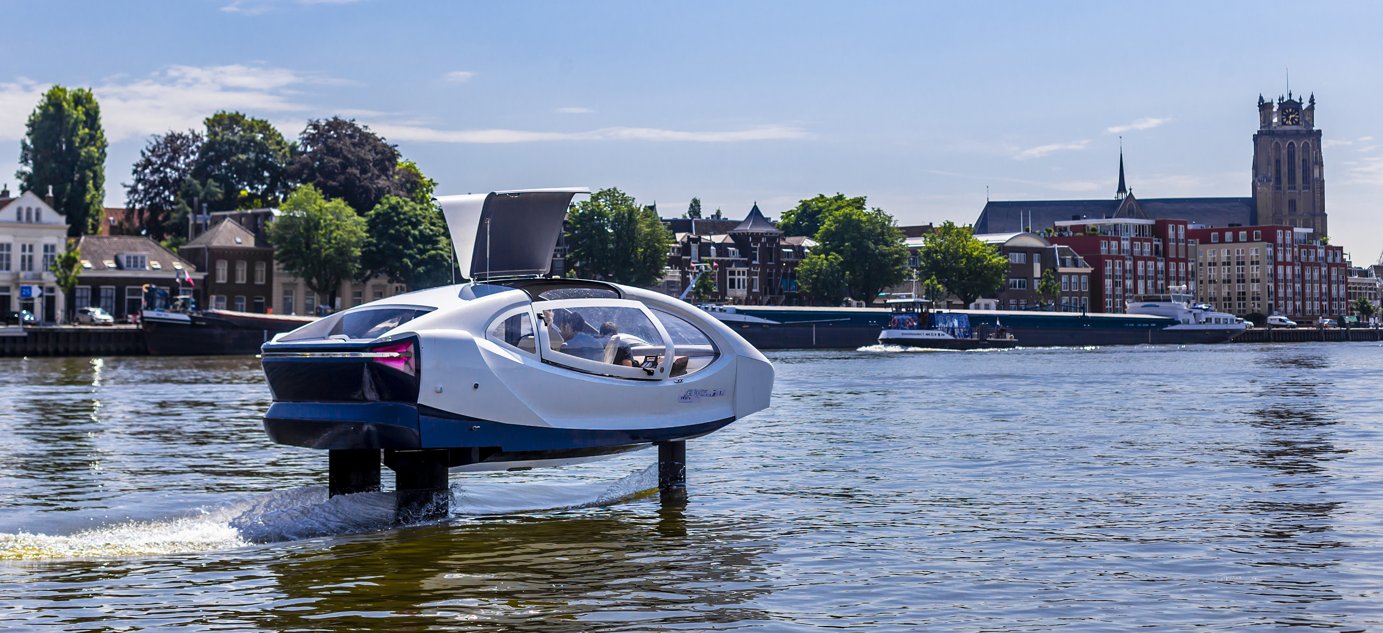 A demonstration of the Bubble Taxi.