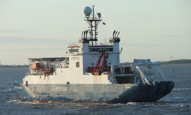 Atlantic Guardian; Image by SteKrueBe, shared from Wikimedia under CC BY-SA 3.0 license