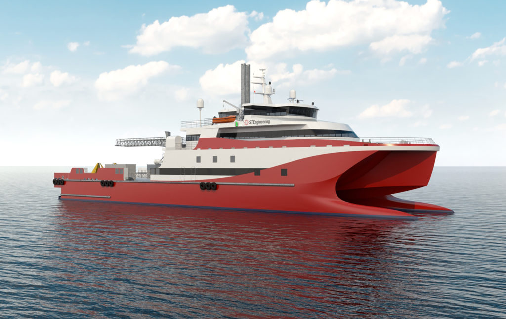 ST Engineering LNG-powered catamaran