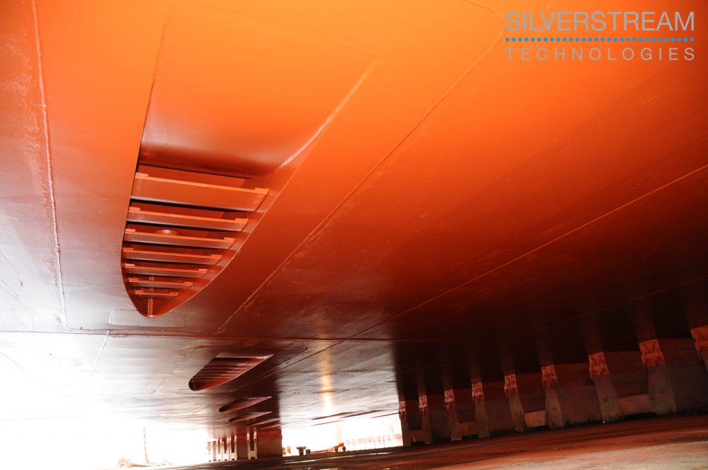 Air release unit under the hull;