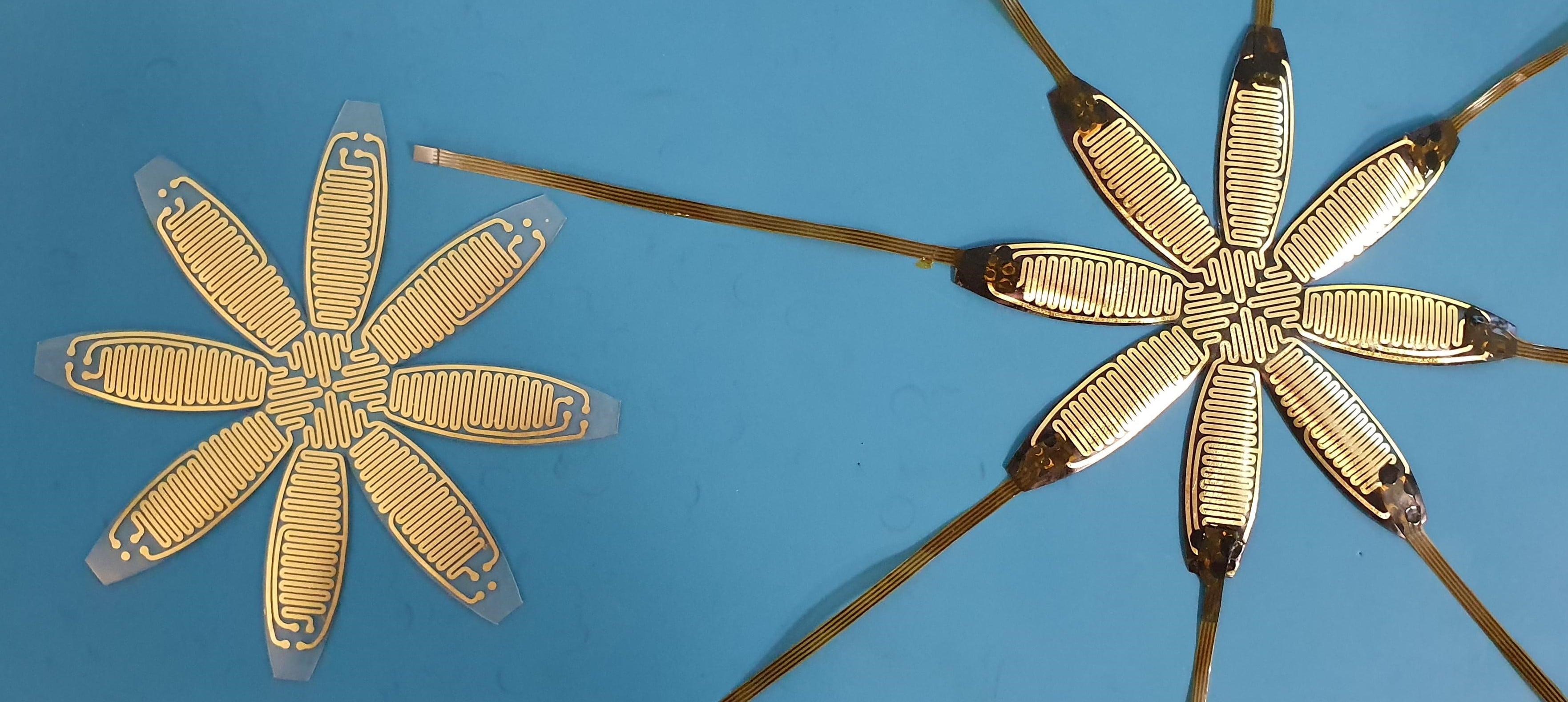 Electronic skin for autonomous inspection and repair robot