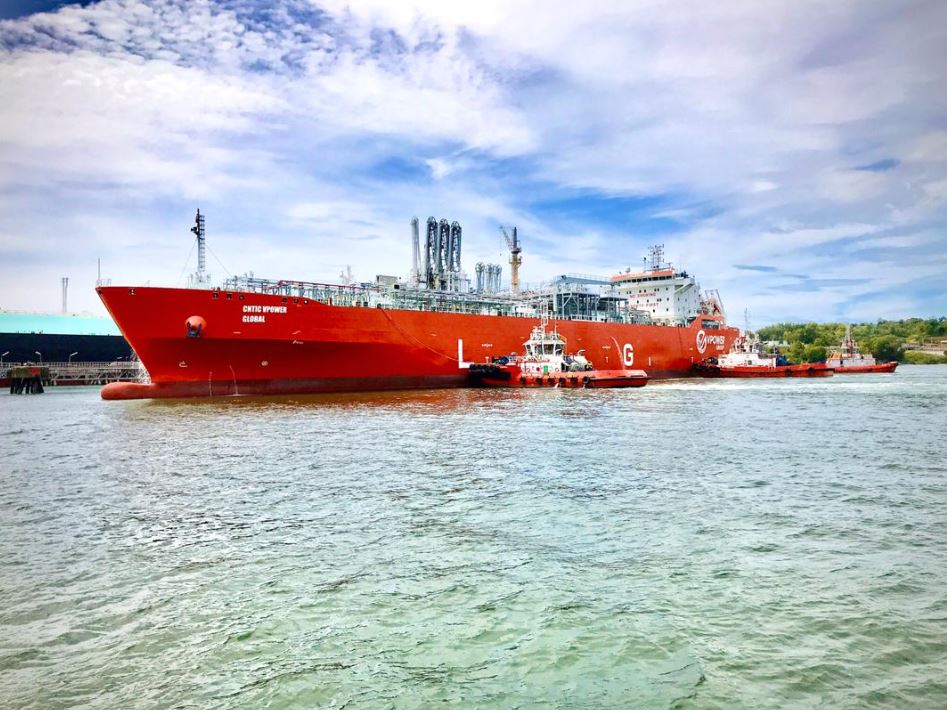 CNTIC VPower Global LNG vessel