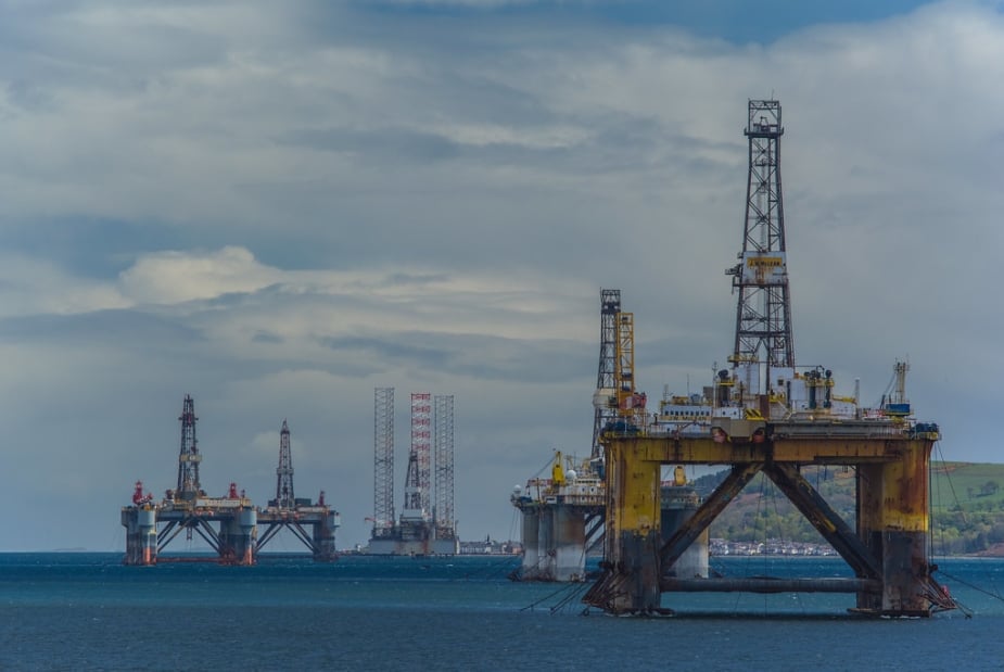 Rigs stacked at Cromarty