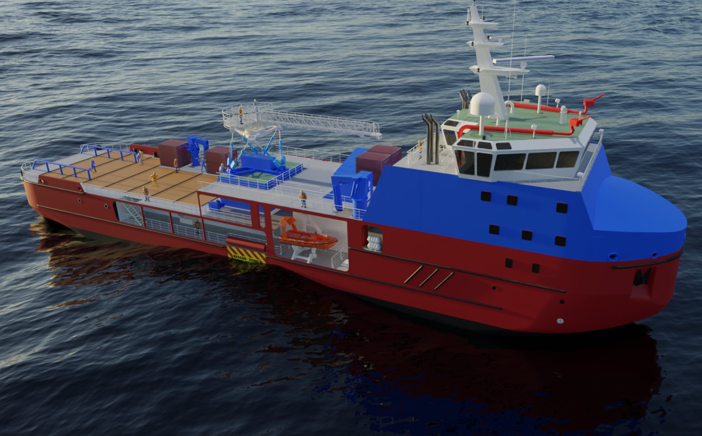 Artist render of the newbuild; Source: Wagenborg