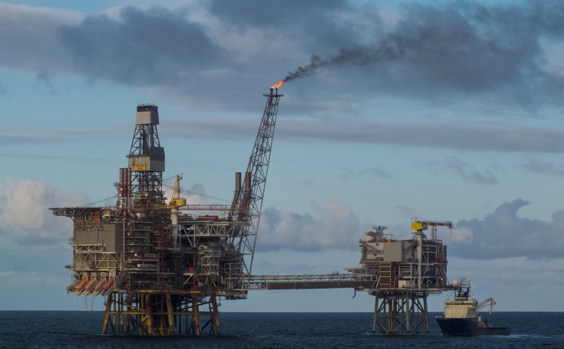 Britannia platform in the UK North Sea