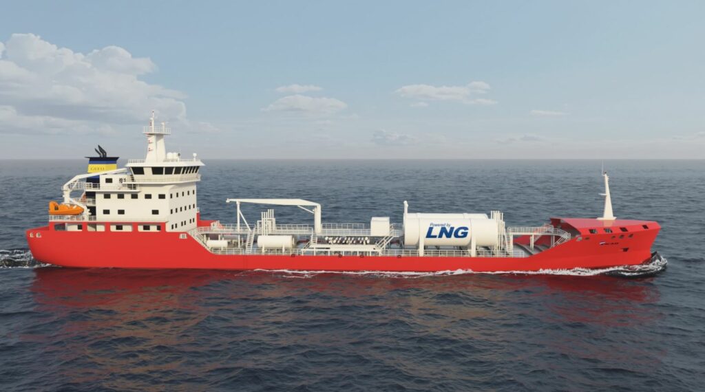GEFO LNG-powered tanker