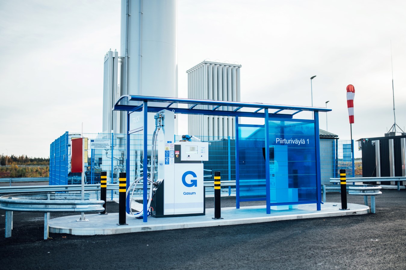 Gasum opens LNG-LBG station in Lieto