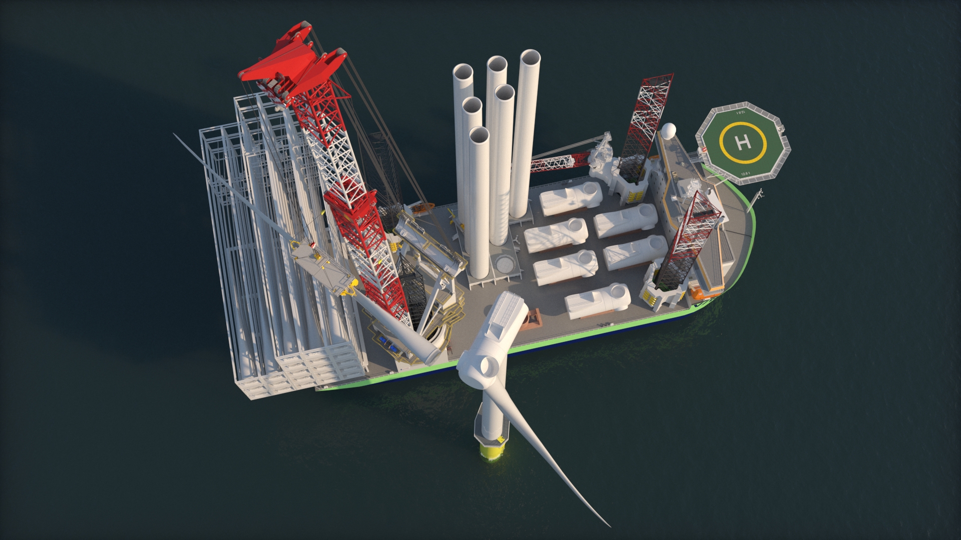 OHT orders two wind turbine installation vessels at CMHI