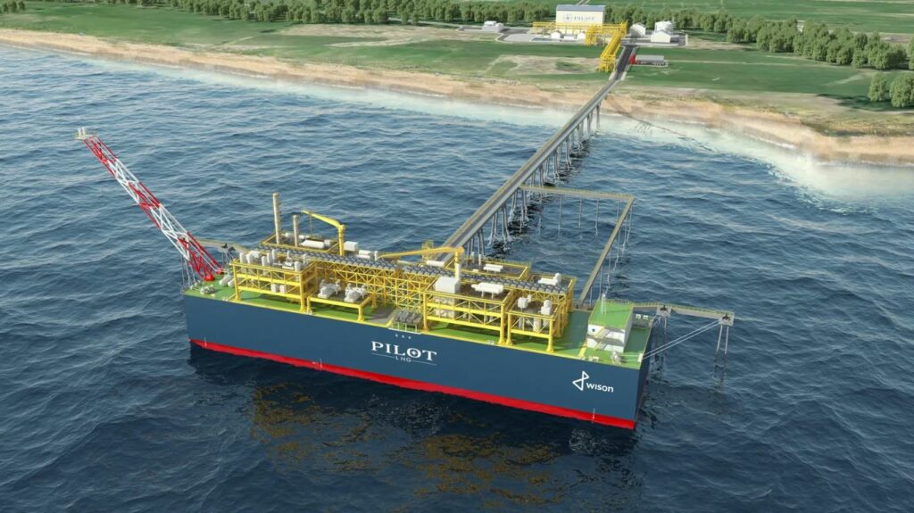 Pilot LNG bunkering facility