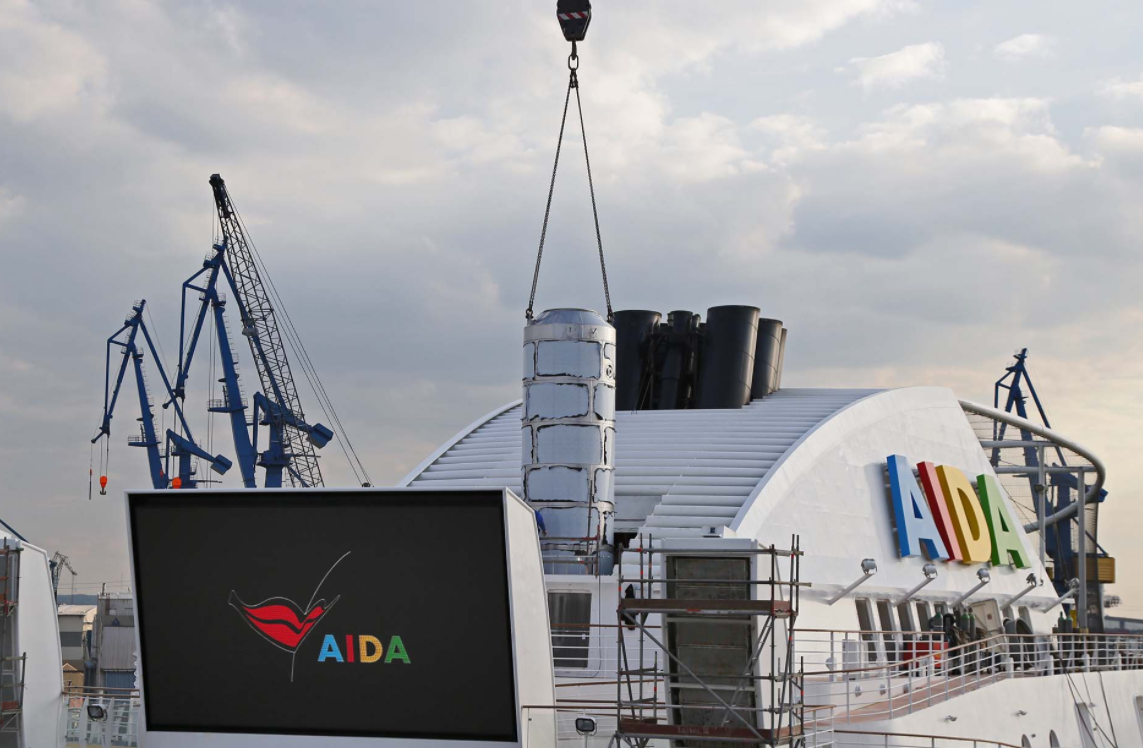 scrubber installation