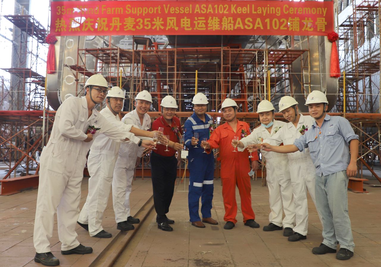 Keel-Laid-for-Hornsea-Two-Hybrid-CTVs