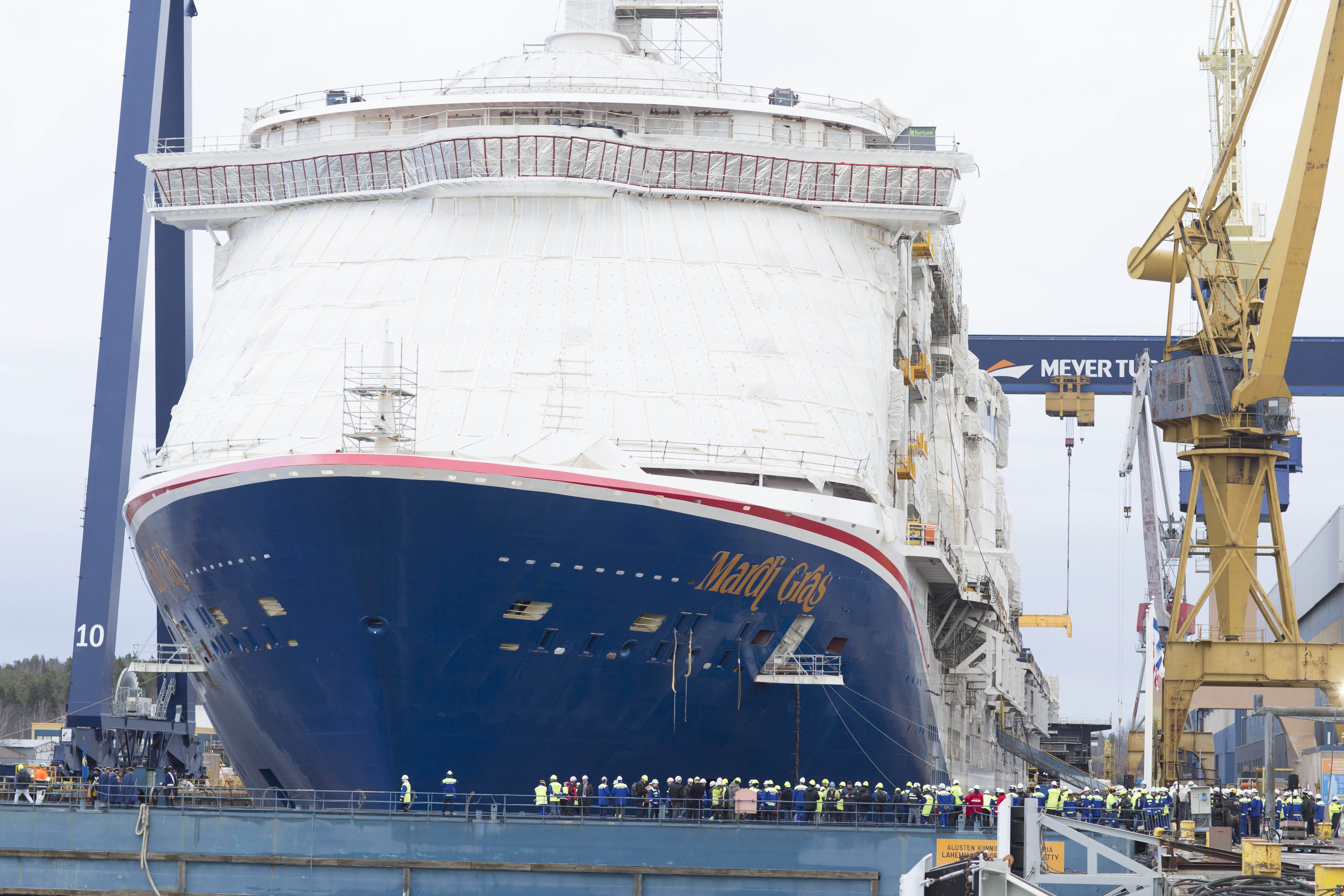 Mardi Gras LNG-powered cruise ship