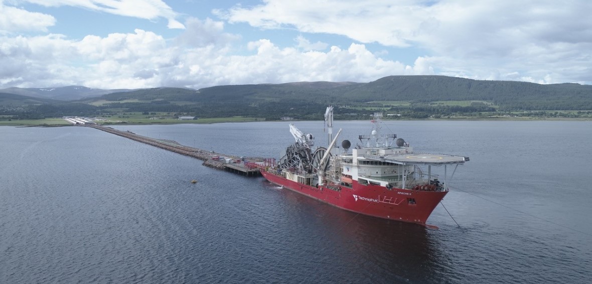 TechnipFMC Apache II pipelay vessel. Source: Neptune Energy