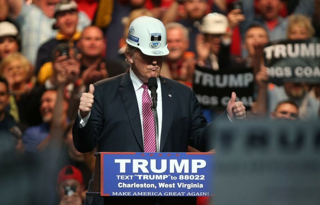 Donald Trump on the campaign trail in 2016; Source: Campaign website