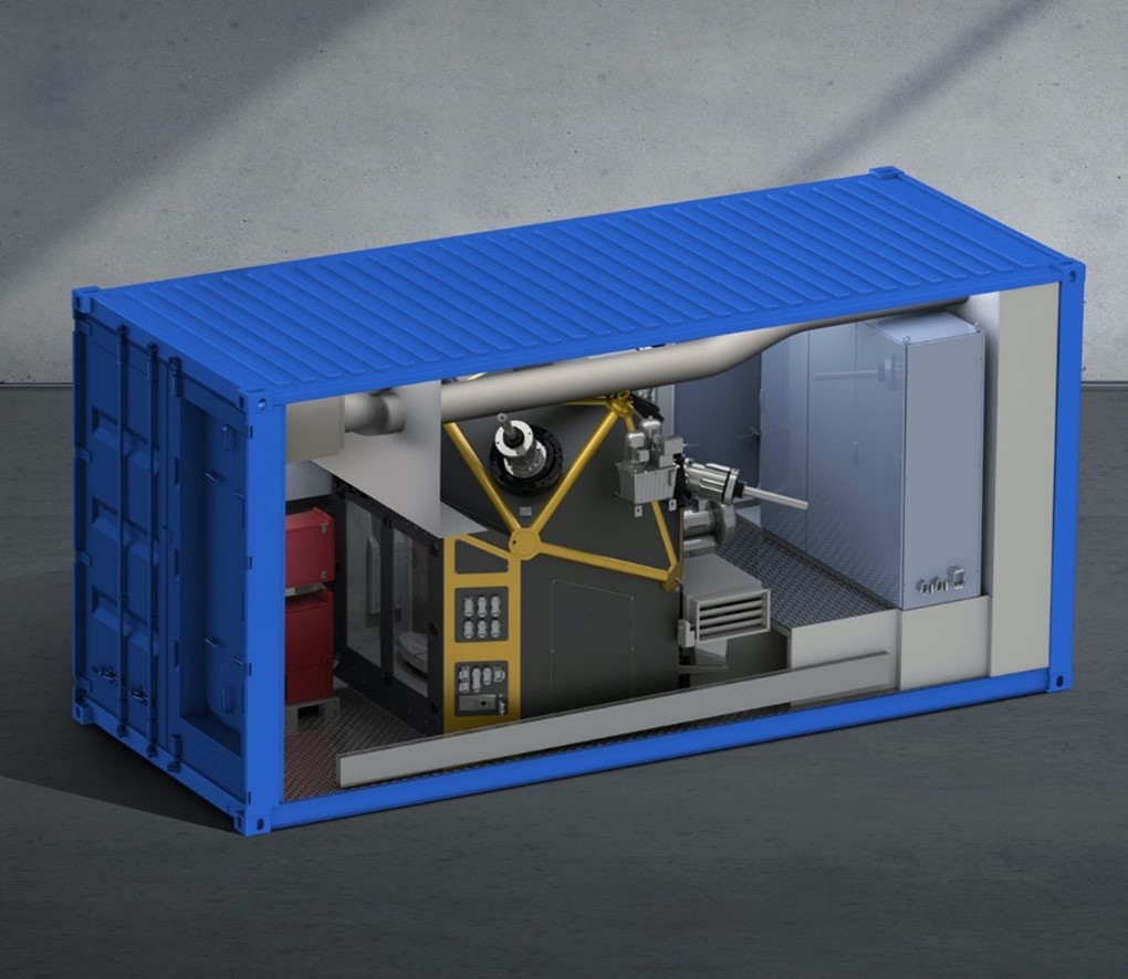 A modular and independent ‘factory in a box’