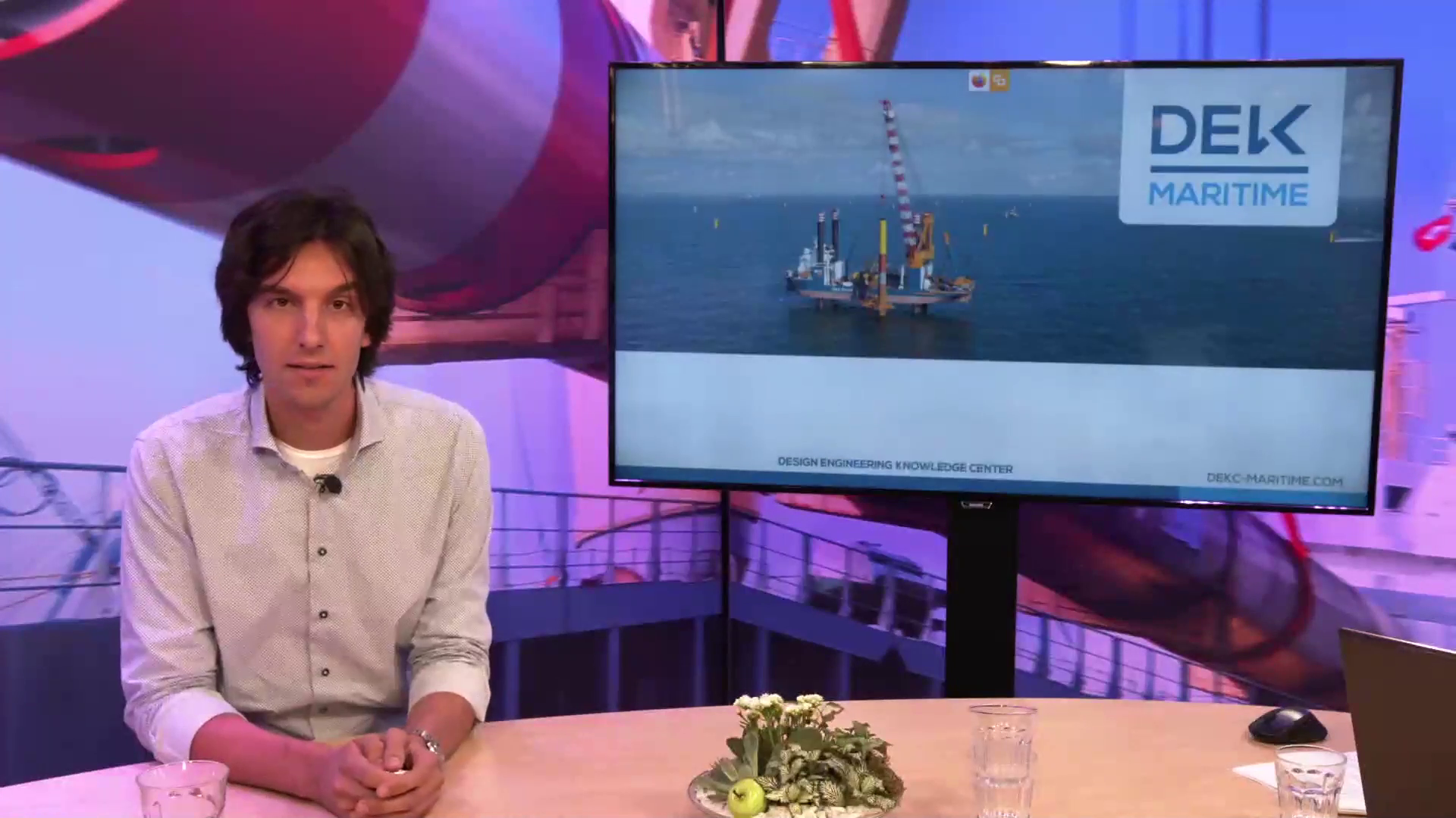 A screen grab of Harry Linskens' presentation