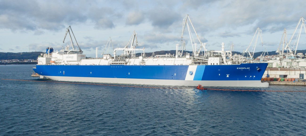 FSRU Exemplar; Source: Excelerate