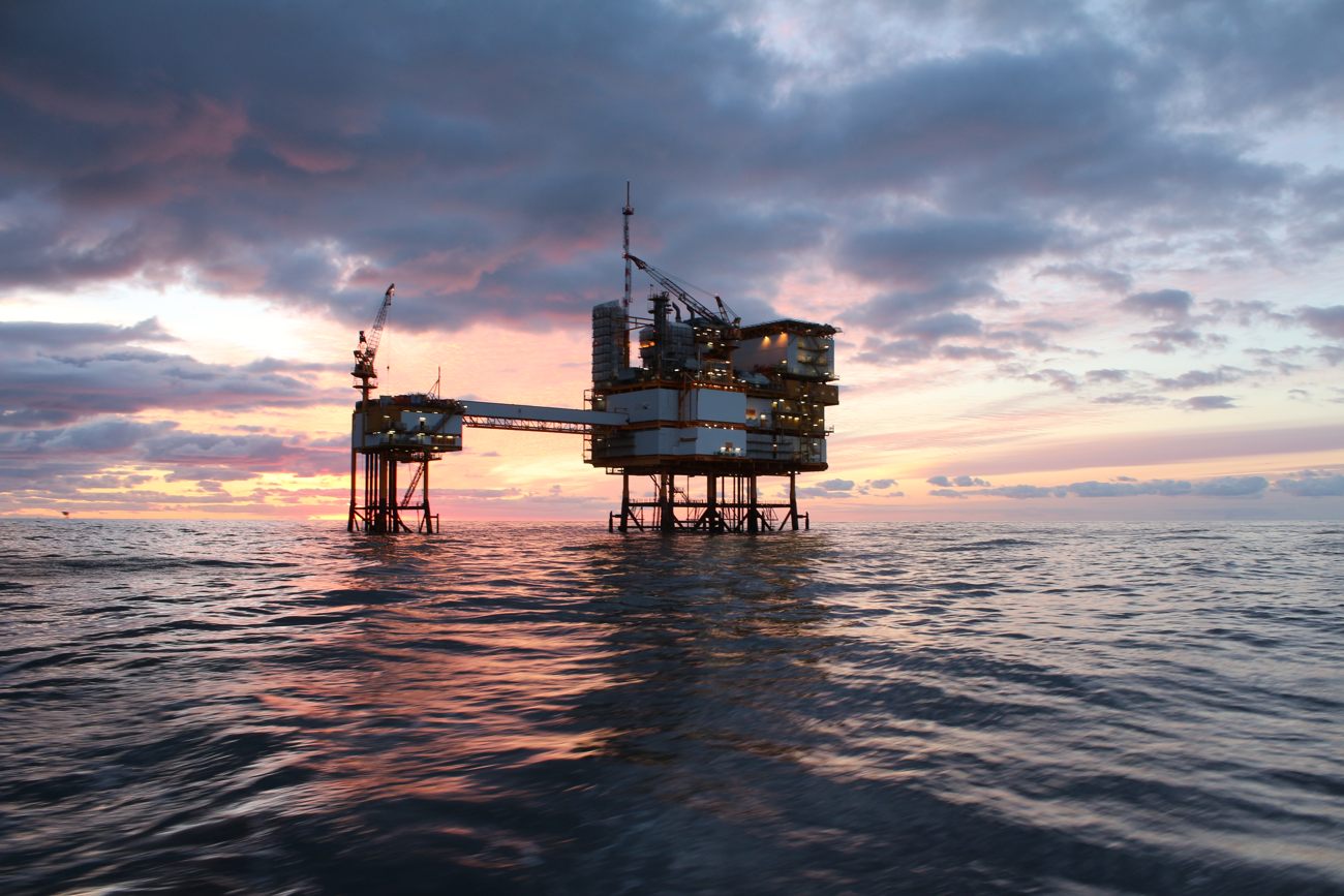A Dutch North Sea platform