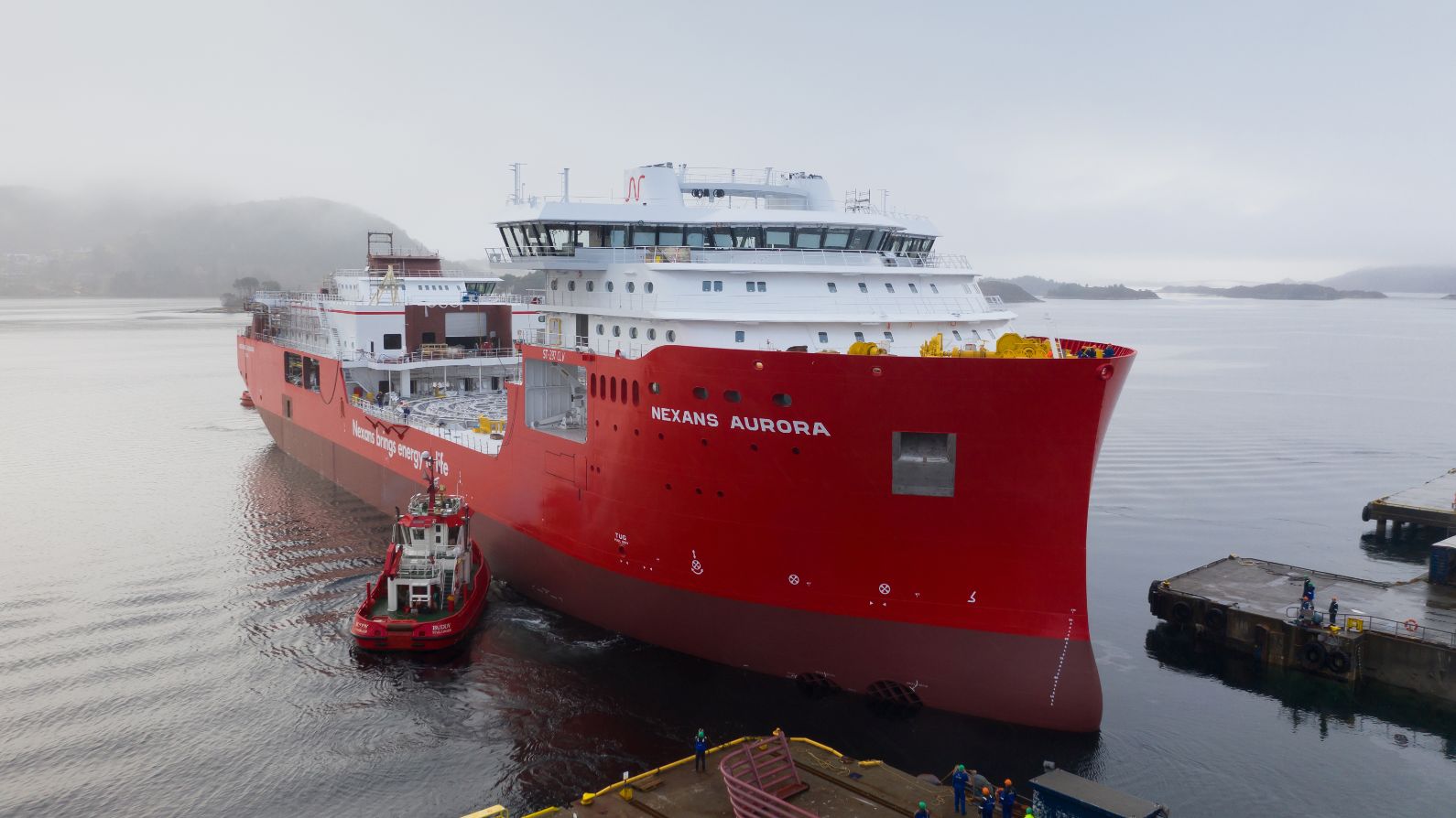 Nexans Aurora launched at Ulstein Verft