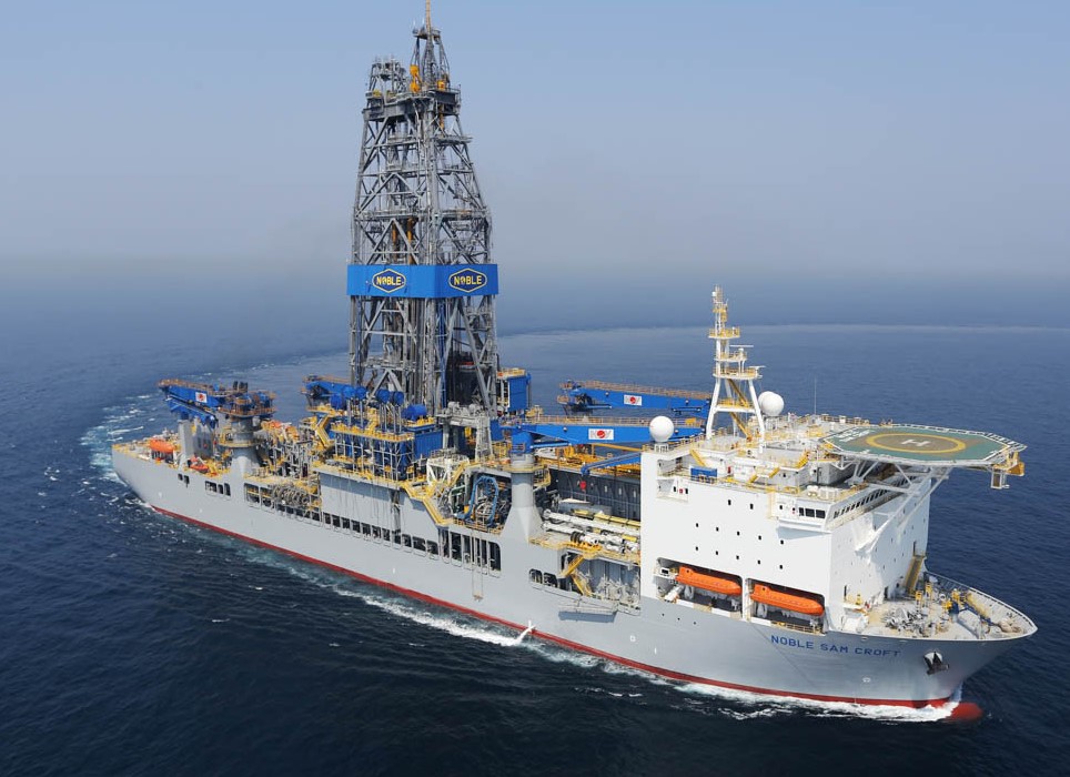 Noble Sam Croft drillship; Source: Noble Corporation
