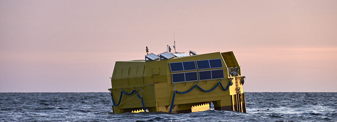 A photo of GEPS Techno's Wavegem platform (Courtesy of Jacques Vapillon/GEPS Techno)