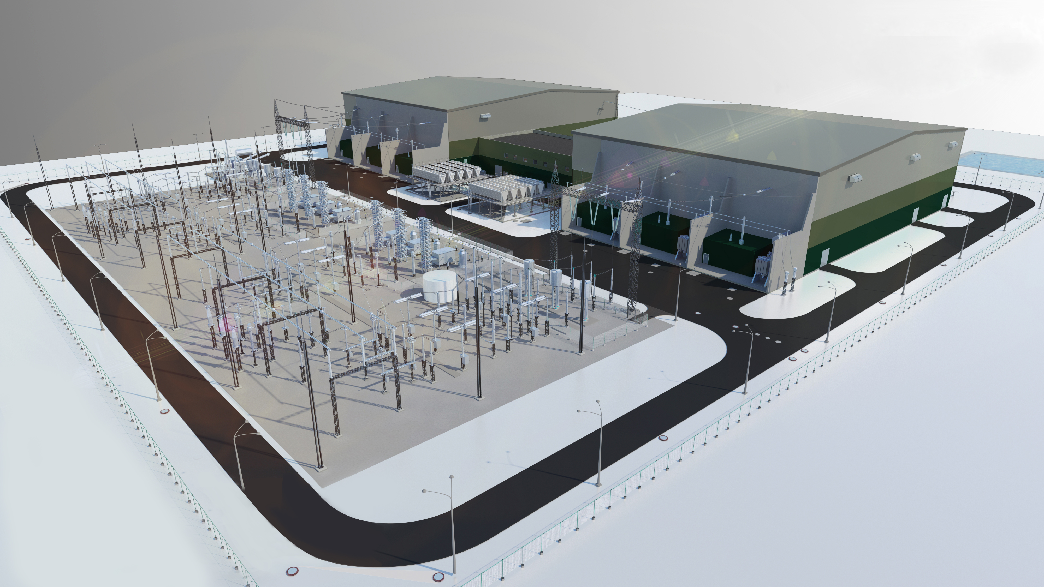 Vikink Link converter station