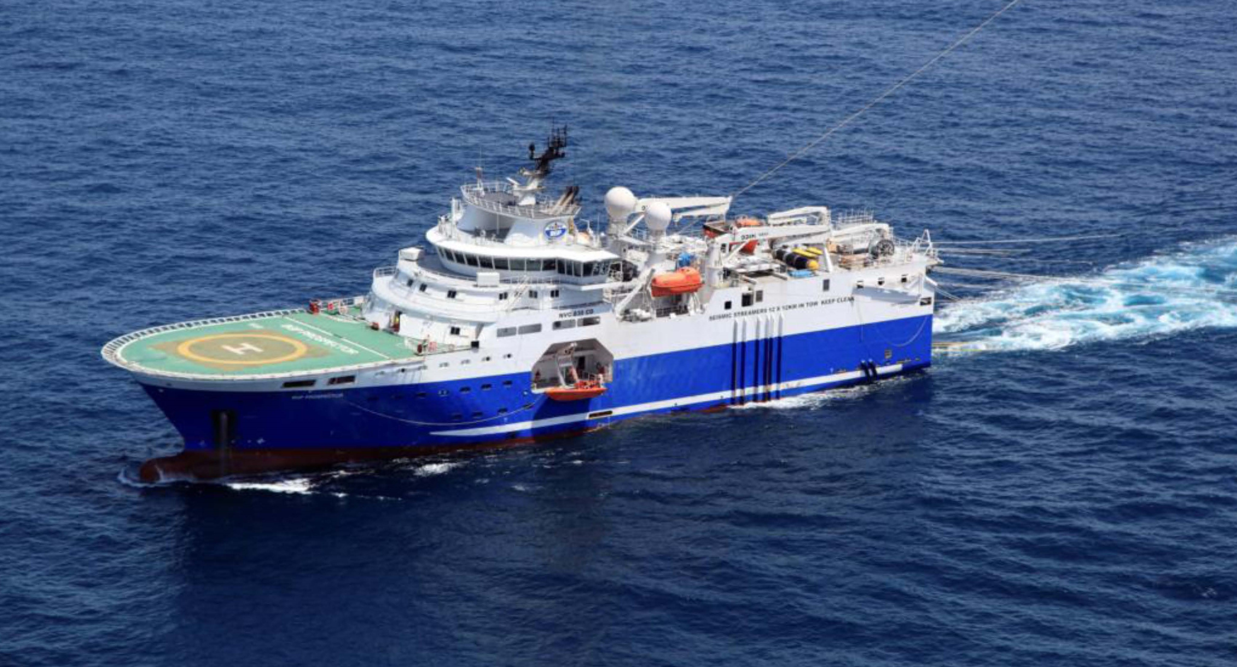 seismic vessel BGP Prospector