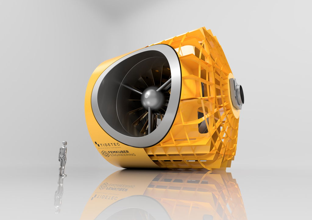 A rendering of Tidetec's turnable turret (Courtesy of Tidetec)