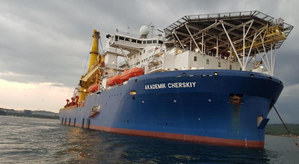 Akademik Cherskiy; Source: Gazprom Flot Nord Stream 2