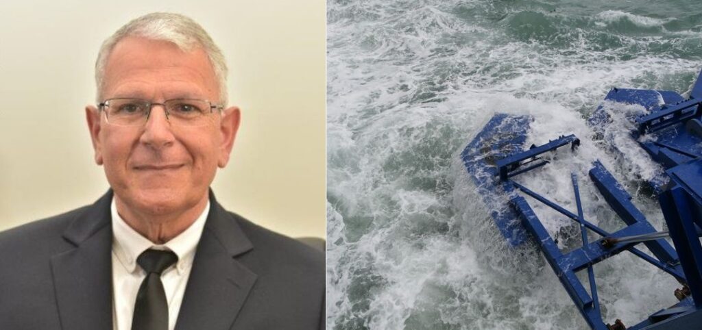 A photo of Aharon Yehuda (Courtesy of Eco Wave Power)