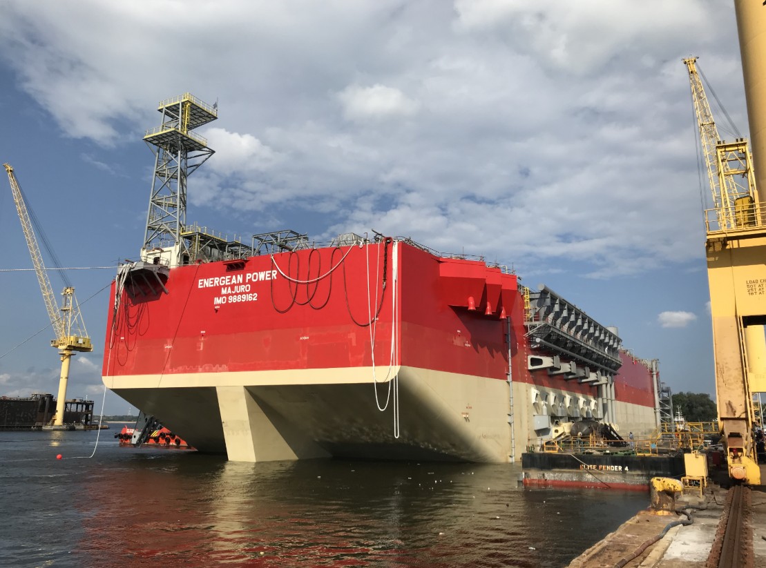 Energean Power FPSO hull