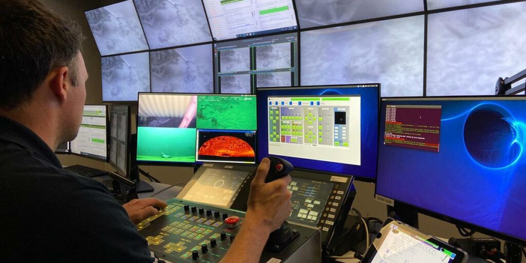 A photo of Fugro's remote operations centre (Courtesy of Fugro)