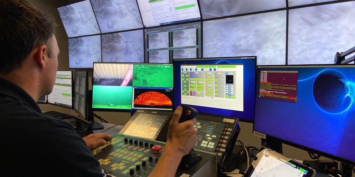 A photo of Fugro's remote operations centre (Courtesy of Fugro)