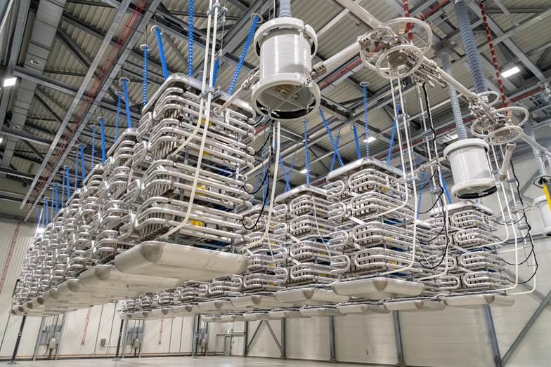 The NordLink converter plant in Wilster