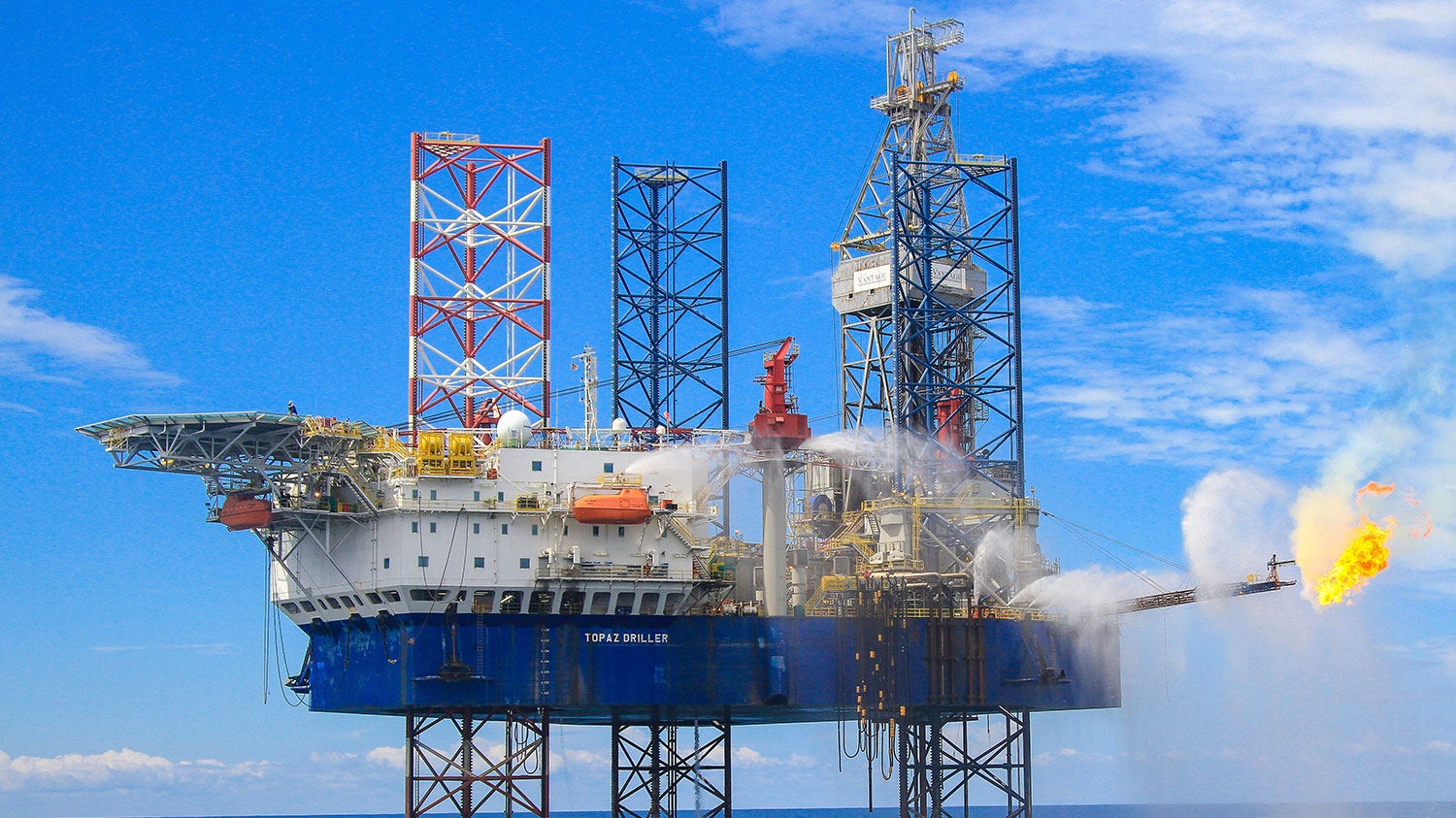 Rig which conducted the IE-4 well test; Source: New Age