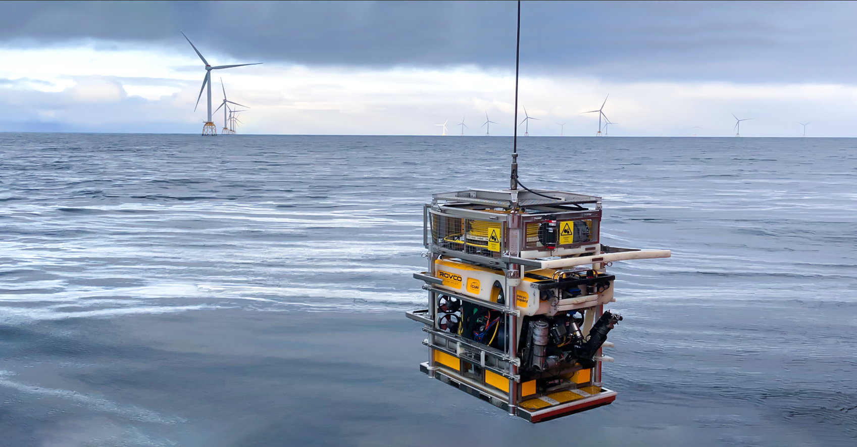 Rovco ROV working on offshore wind farm