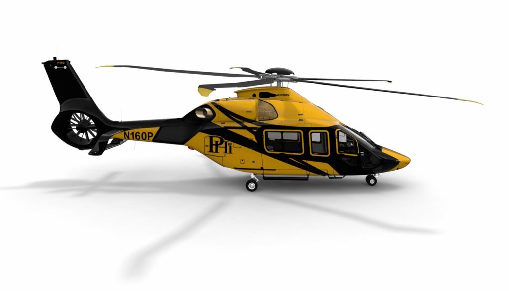 H160 helicopter PHI Rendering