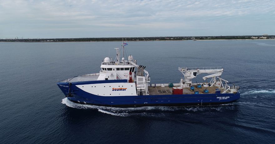 MMT survey vessel, M/V Deep Helder
