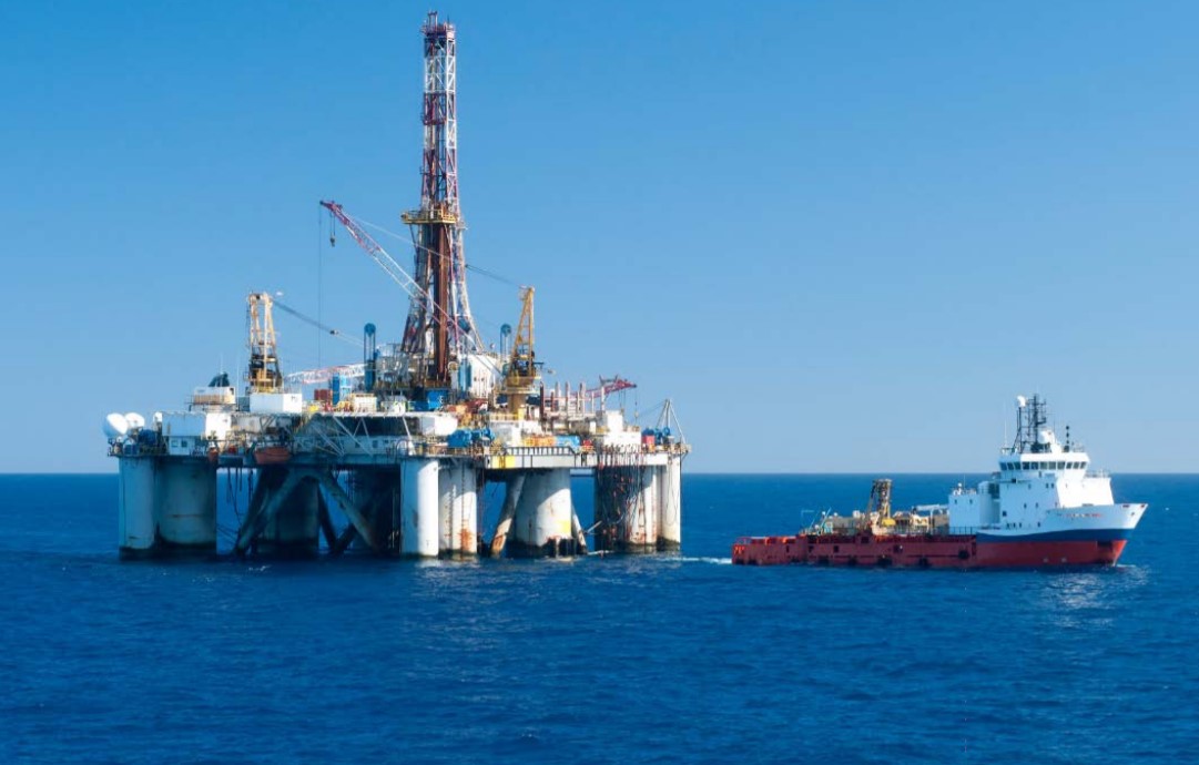 An offshore drilling rig