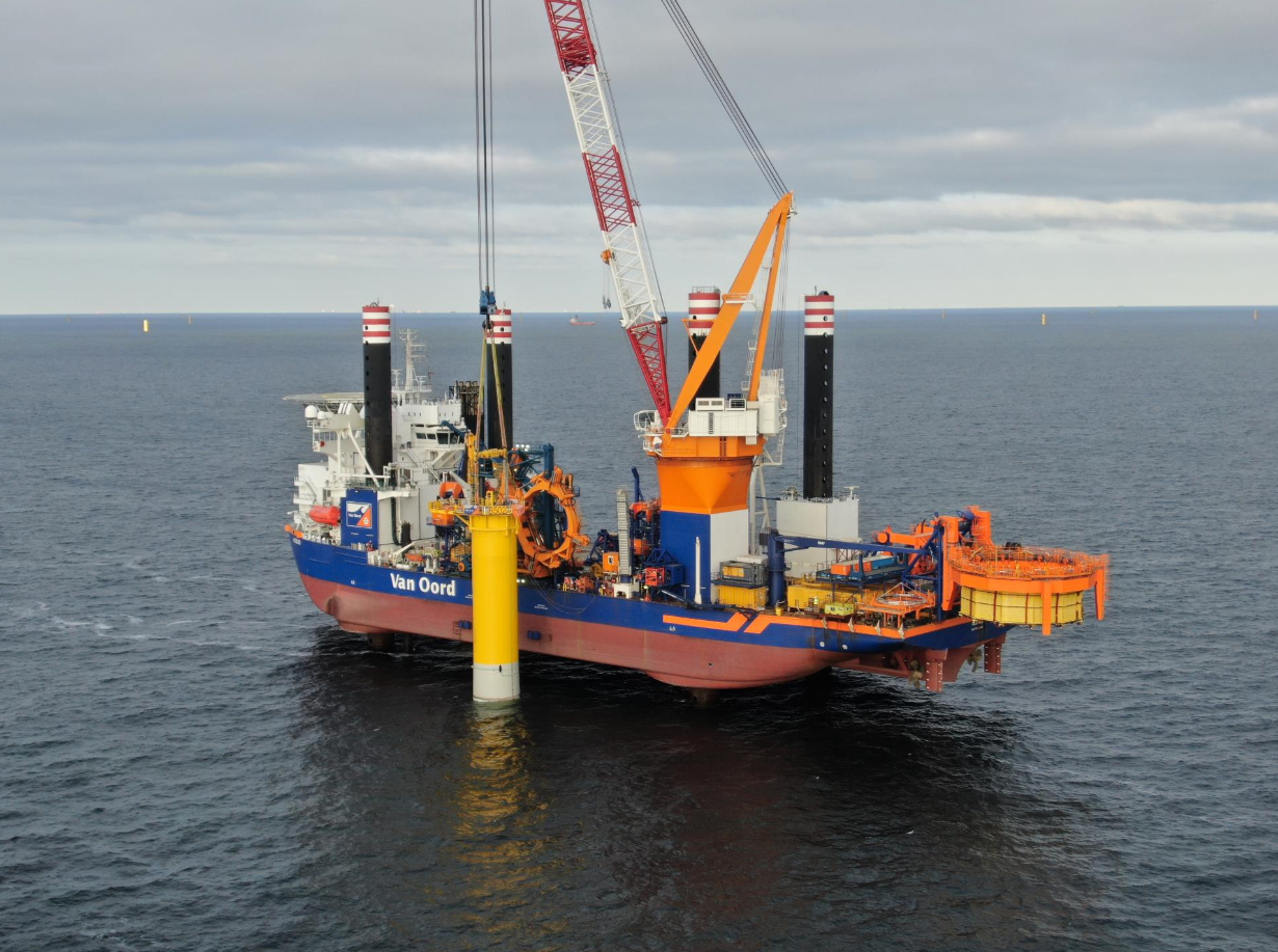 Offshore wind top earner at Van Oord in 2020