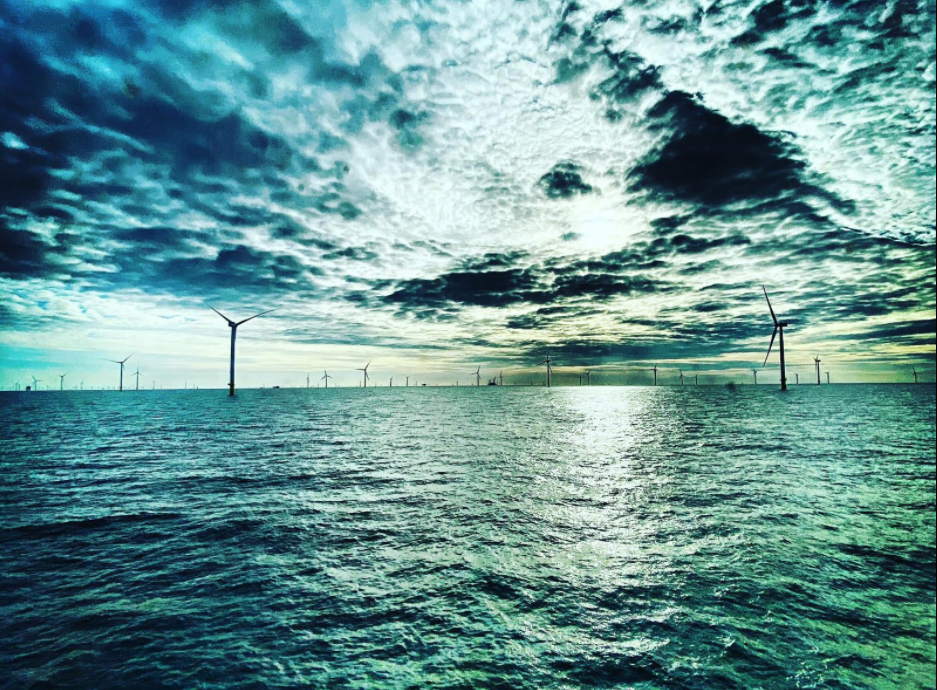 An offshore wind farm