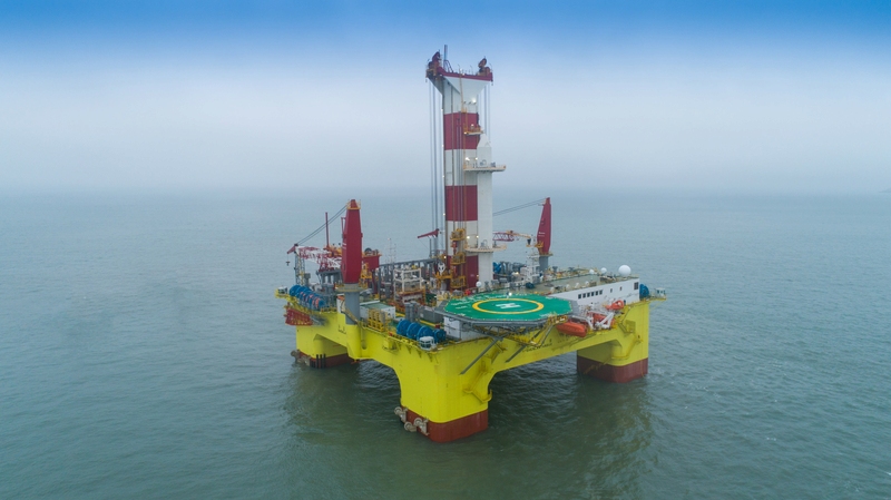 CMHI's drilling rig SHEN LAN TAN SUO