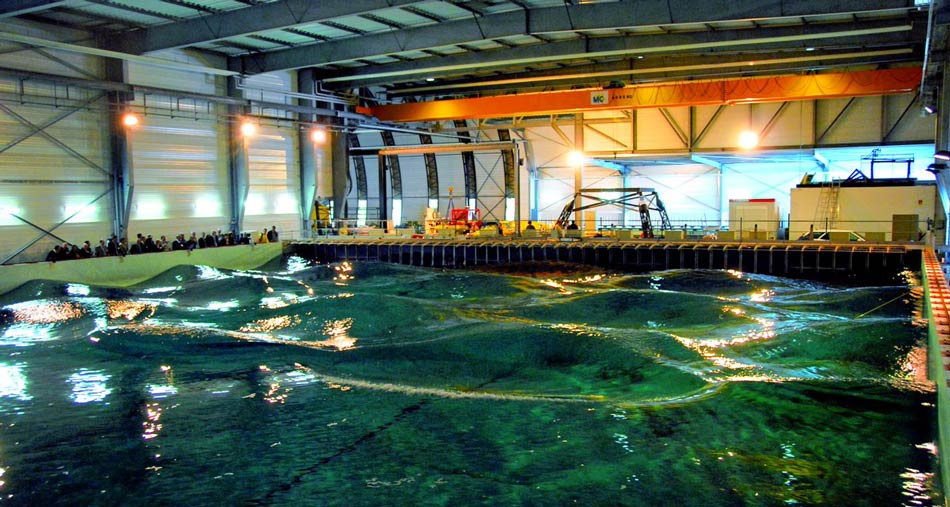 Illustration/ECN – Hydrodynamic and Ocean Engineering Tank (Courtesy of MaRINET2)