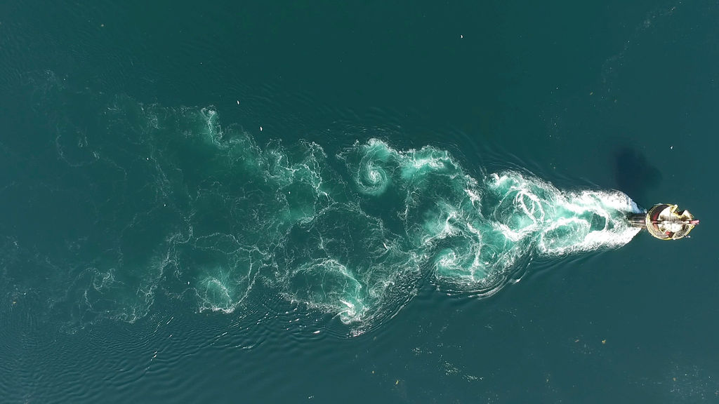 Tidal turbine structure in Strangford Lough in Northern Ireland (Courtesy of University of Plymouth)
