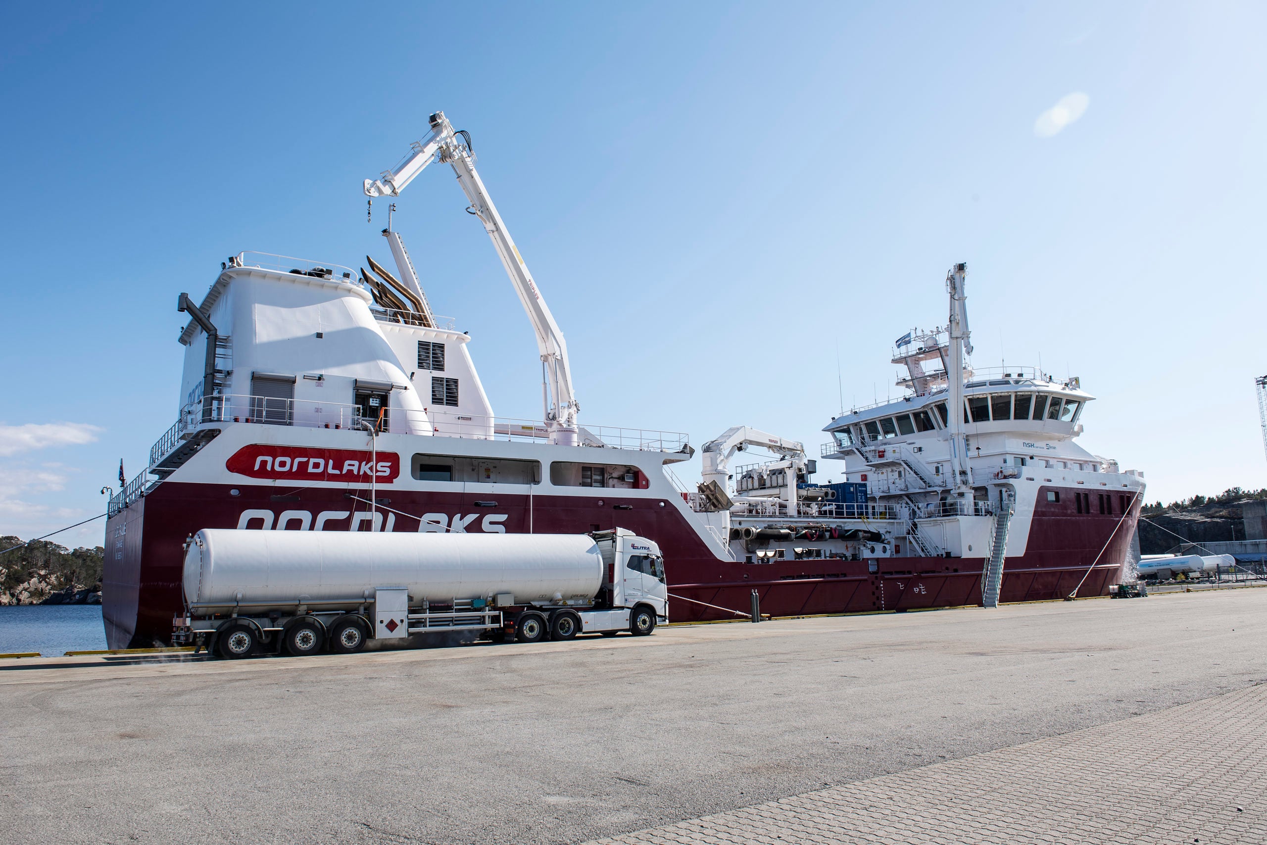 Nordlaks' Bjørg Pauline completes its first LNG bunkering
