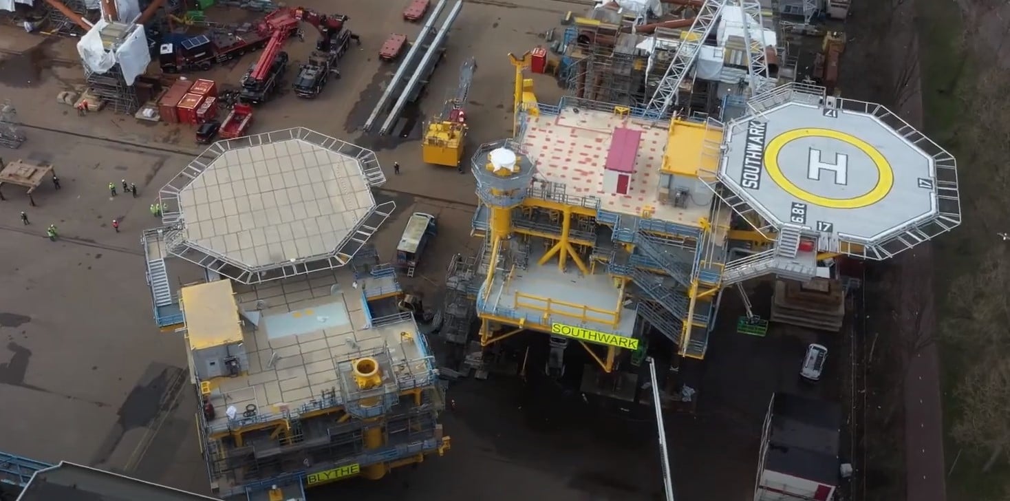 Blythe (L) and Southwark (R) platforms - IOG