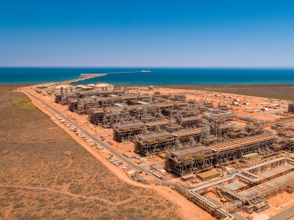 Chevron-operated Gorgon project; Photo source: Sparrows